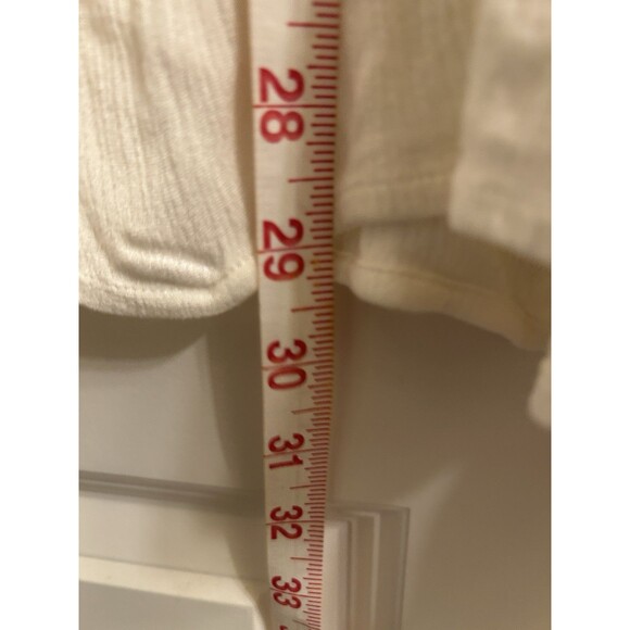 Cato Women's Embroidered Gauze Lace Up Top Plus Size 26/28W Peasant Boho Cream - Picture 6 of 7